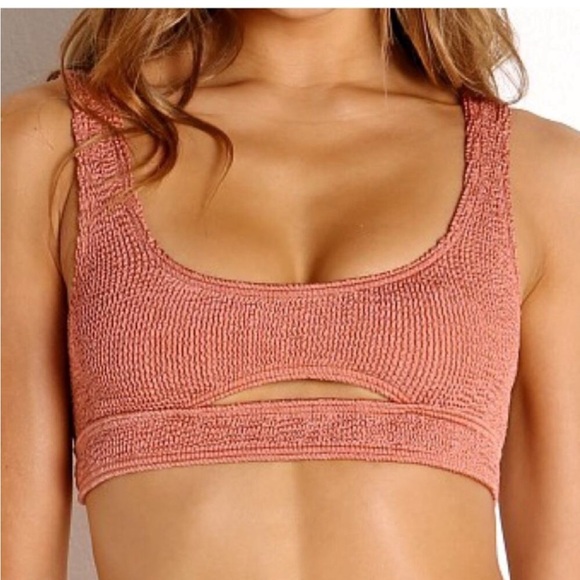 Nwt Bond-Eye el Tigre Textured cut out bikini -2 pieces OS - Picture 2 of 14